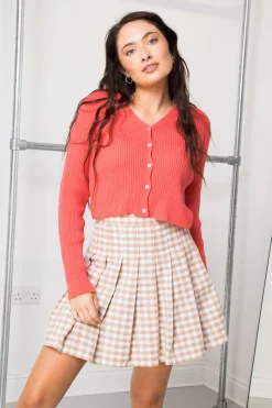 Daisy Street 90's Cropped Cardigan in-Women Cardigans