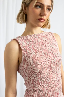 Daisy Street Shir Midaxi Dress With Dropped Waist-Women Dresses