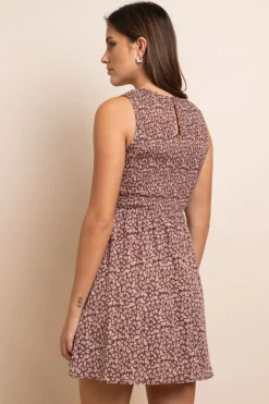 Daisy Street Shirred Sleeveless Alexis Dress-Women Dresses