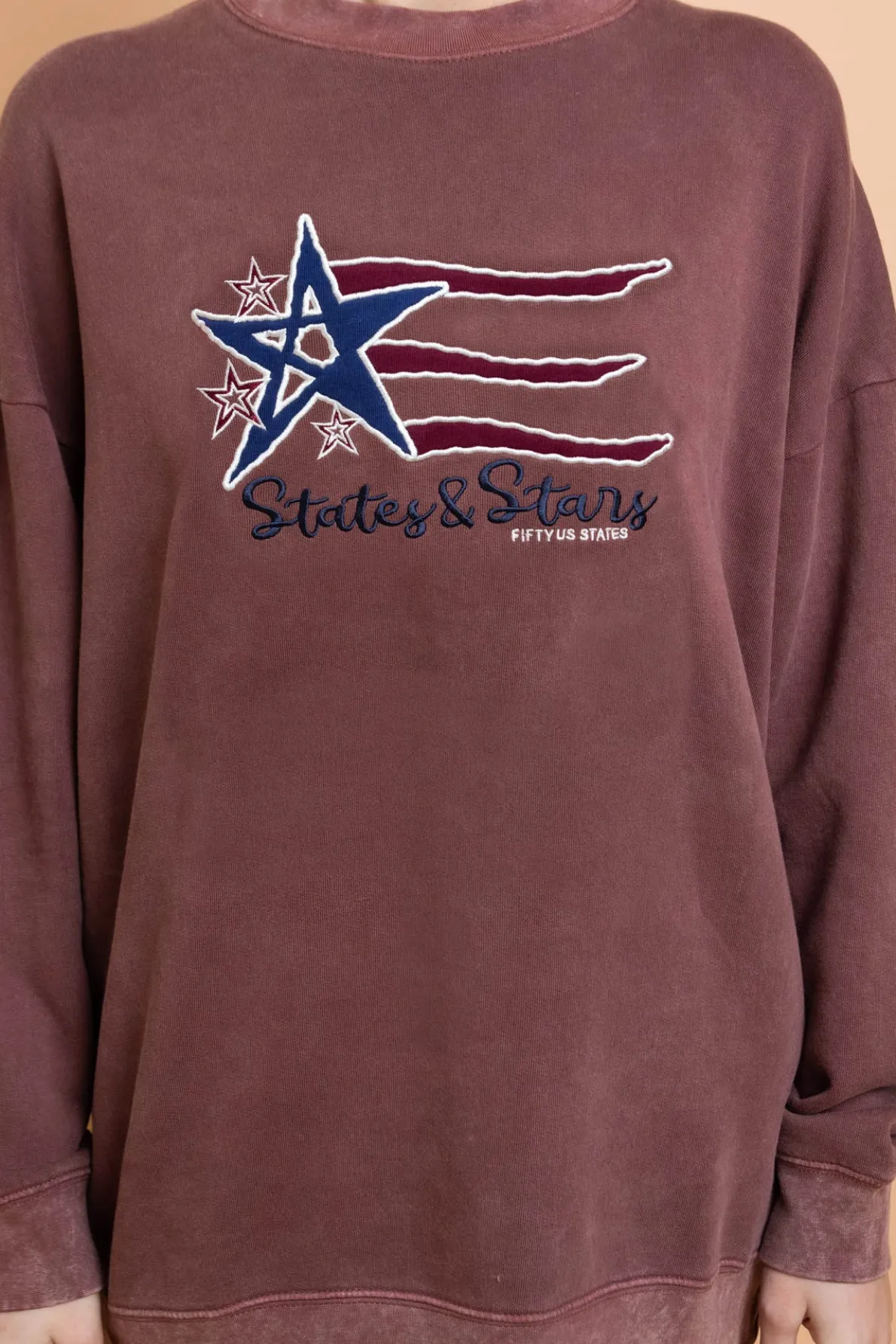 Daisy Street States And Stars Sweater-Women Hoodies & Sweatshirts