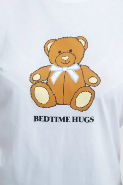 Daisy Street Teddy Pyjama Set-Women Trousers | T-Shirts