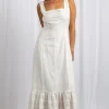Daisy Street Tiered Midaxi Dress With Lace Trims-Women Dresses