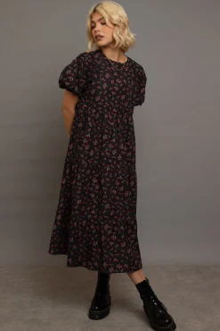 Daisy Street Tiered Smock Dress-Women Dresses