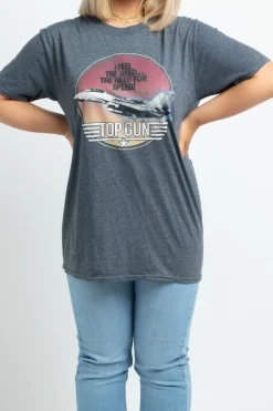 Daisy Street Top Gun Licensed T-Shirt in-Women T-Shirts