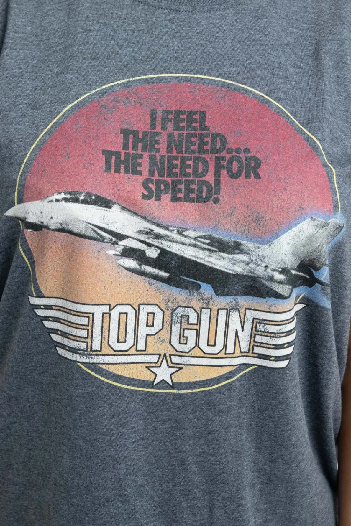 Daisy Street Top Gun Licensed T-Shirt in-Women T-Shirts