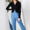 Daisy Street Trousers in Blue-Women Trousers