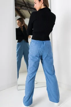 Daisy Street Trousers in Blue-Women Trousers