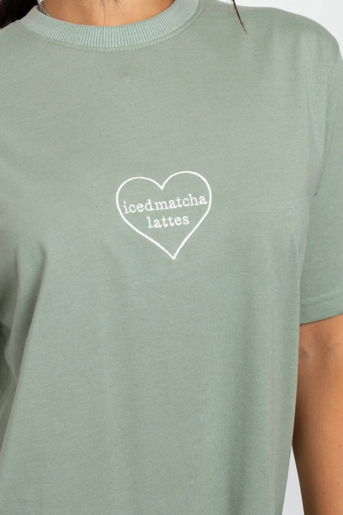 Daisy Street T-Shirt Iced Matcha Graphic-Women Tops | T-Shirts