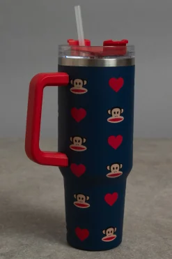 Daisy Street X PAUL FRANK REUSABLE CUP AND HANDLE- Homeware