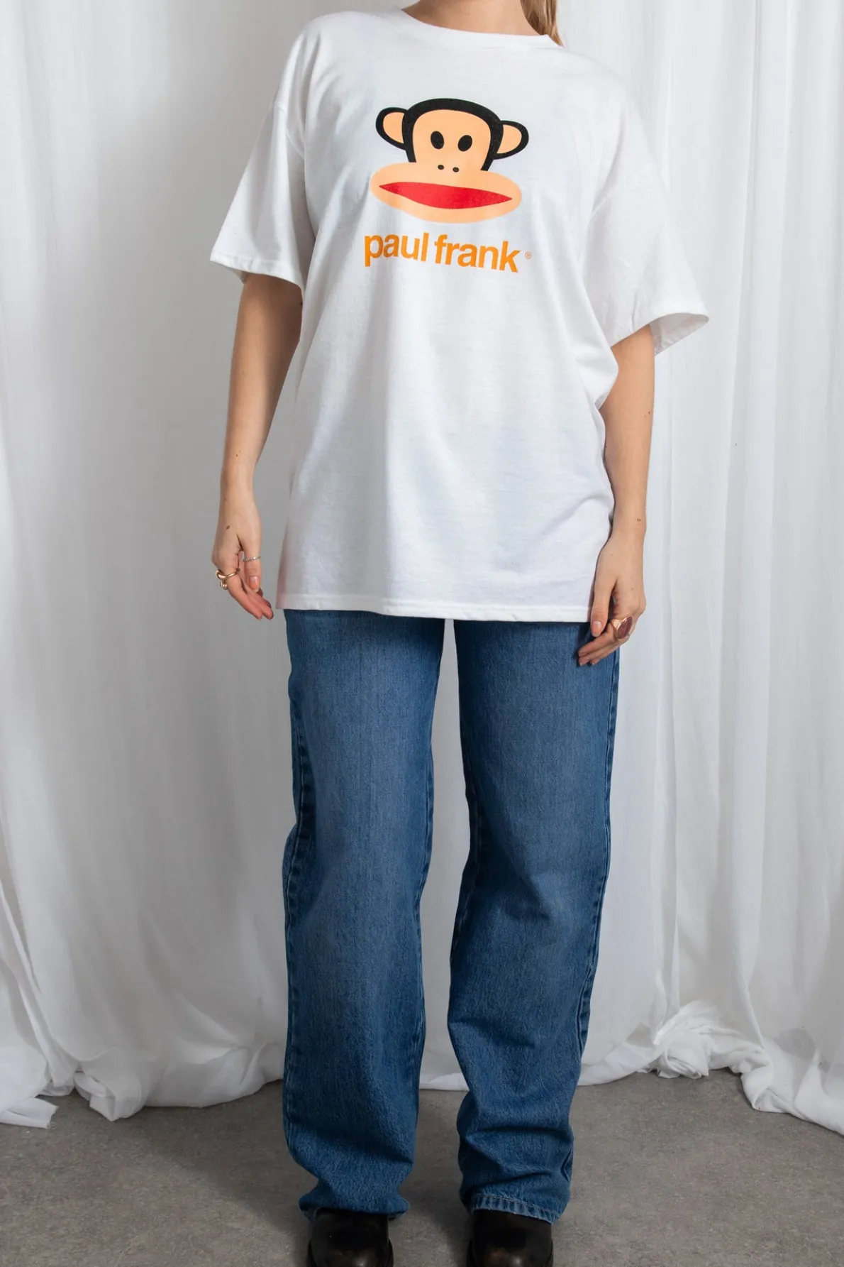 Daisy Street X PAUL FRANK OVERSIZED JULIUS TEE-Women T-Shirts