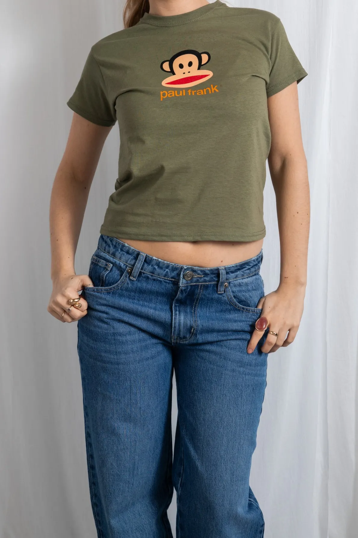 Daisy Street X PAUL FRANK JULIUS CLASSIC BABY TEE-Women T-Shirts